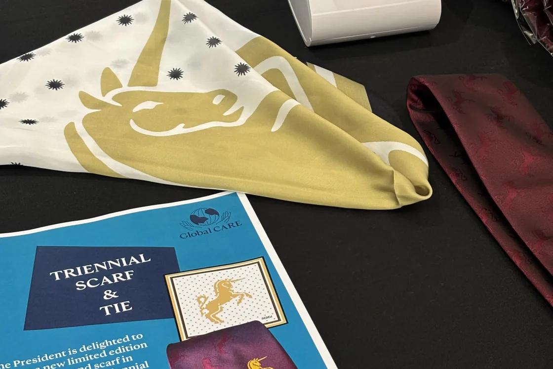 Limited edition Triennial scarf and tie, designed by RCSEd Council Member, Amanda McCabe Limited edition Triennial scarf and tie, designed by RCSEd Council Member, Amanda McCabe