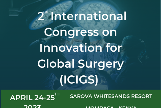 The 2nd International Congress on Innovations in Global Surgery (ICIGS) - Read more