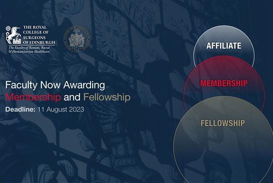 Introducing awards of Membership and Fellowship of the Faculty of Remote, Rural and Humanitarian Healthcare (FRRHH) - Read more