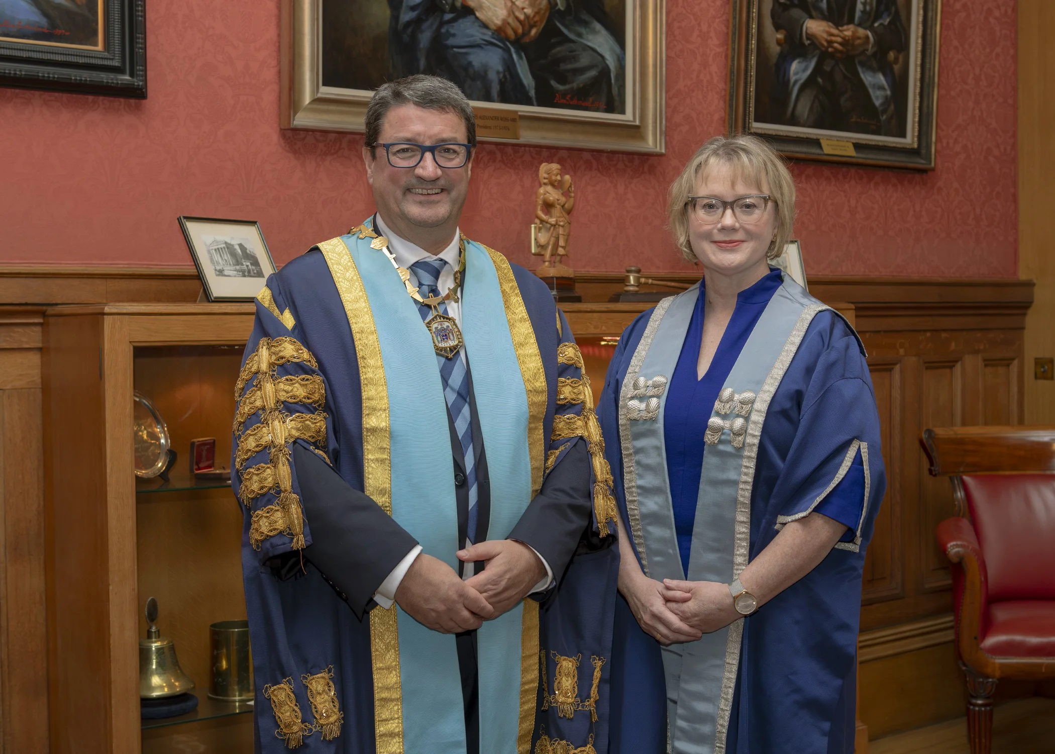 Professor Rowan Parks and Branwen Jeffreys Professor Rowan Parks and Branwen Jeffreys