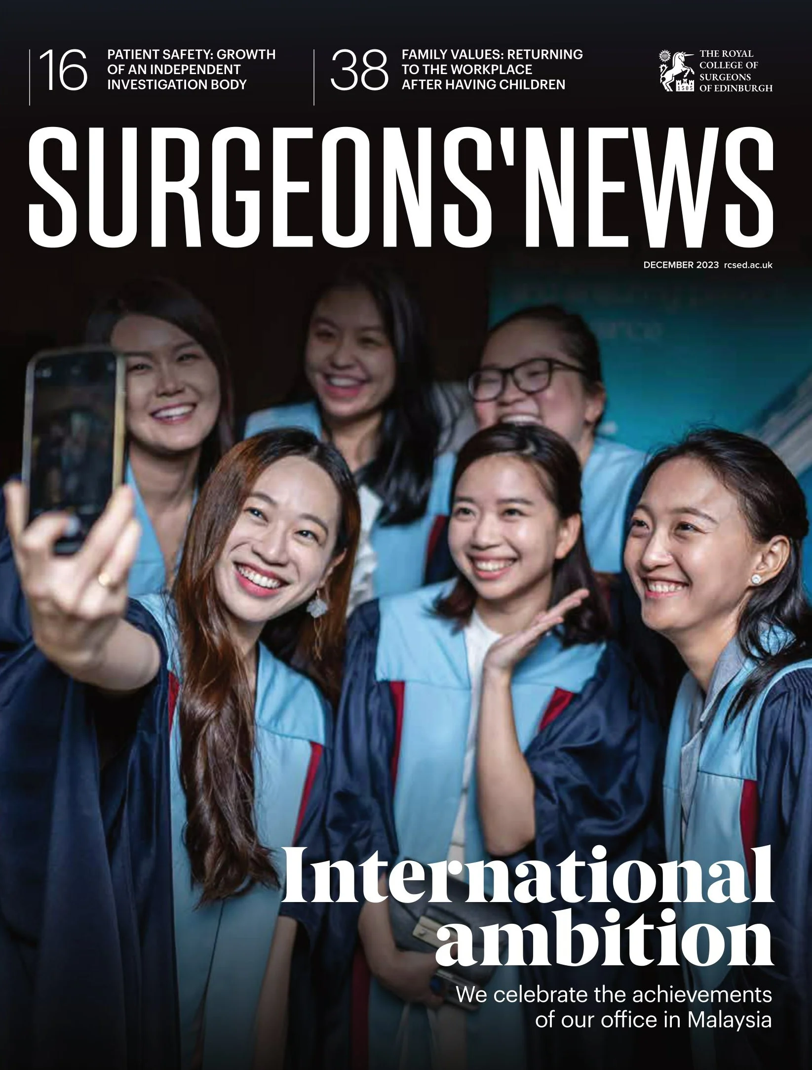 Surgeons' News - December 2023 - International ambition