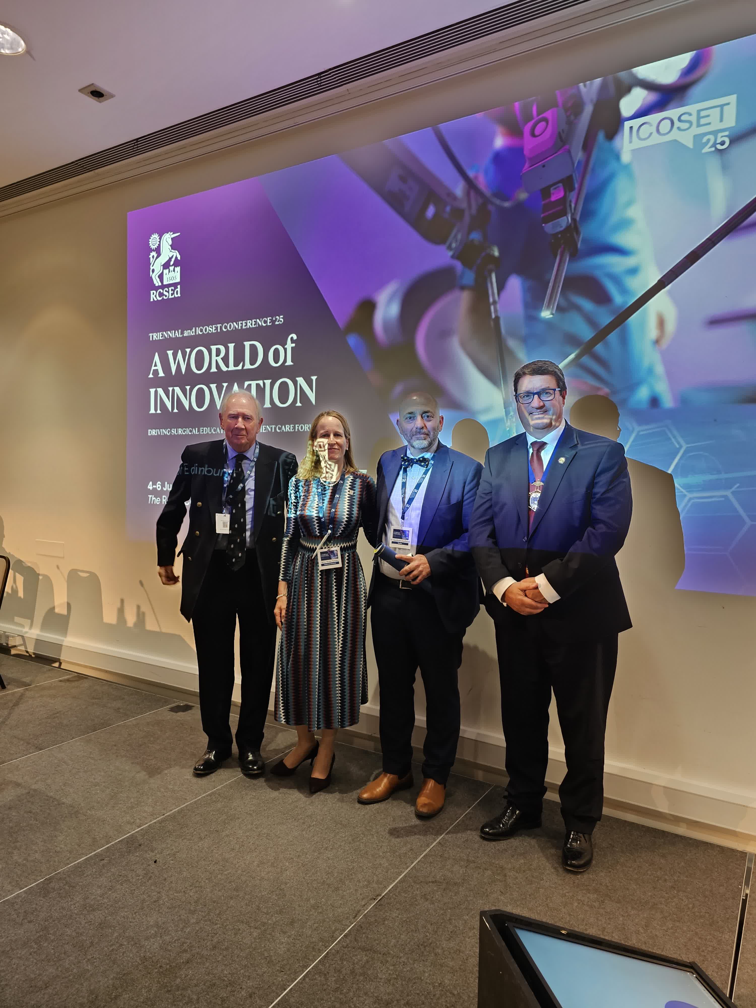 Day 3 - James Young Simpson Memorial Lecture, Dr Haytham Kaafarani, recipient of the James Young Simpson medal