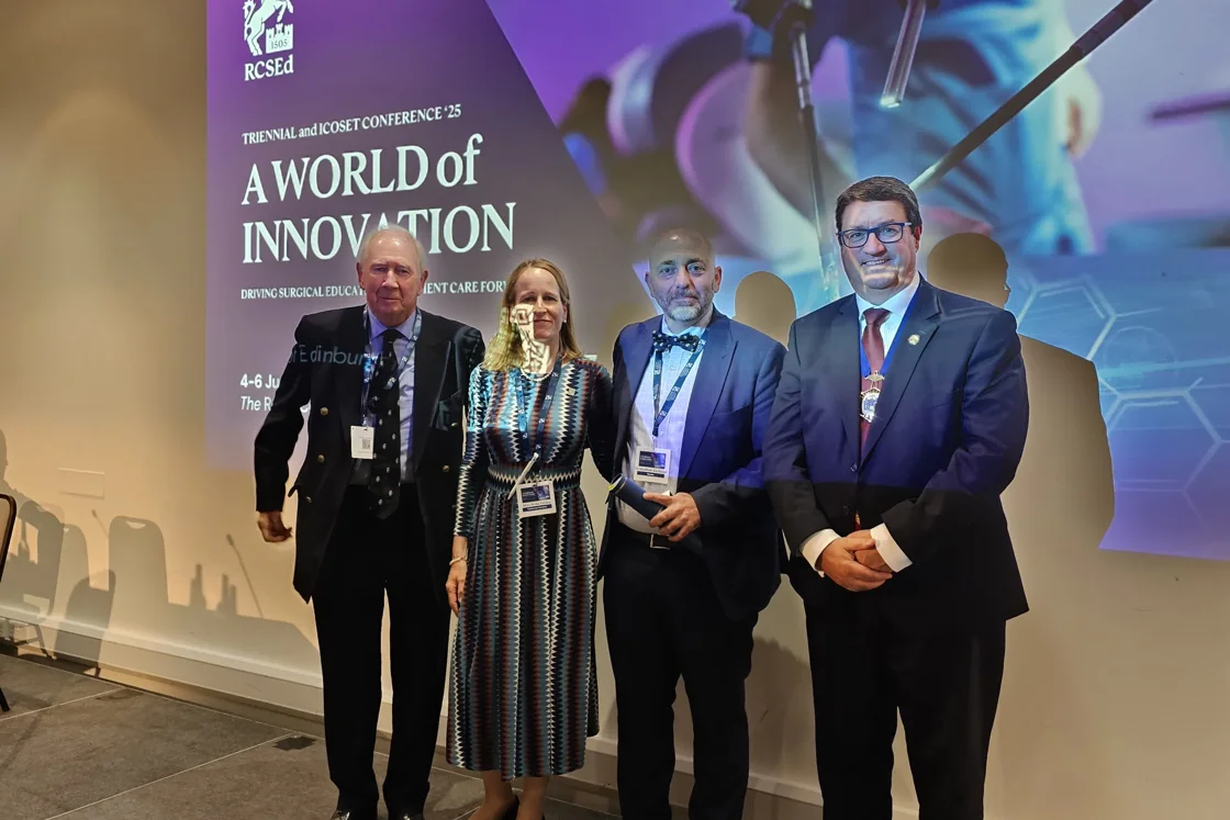 Day 3 - James Young Simpson Memorial Lecture, Dr Haytham Kaafarani, recipient of the James Young Simpson medal Day 3 - James Young Simpson Memorial Lecture, Dr Haytham Kaafarani, recipient of the James Young Simpson medal