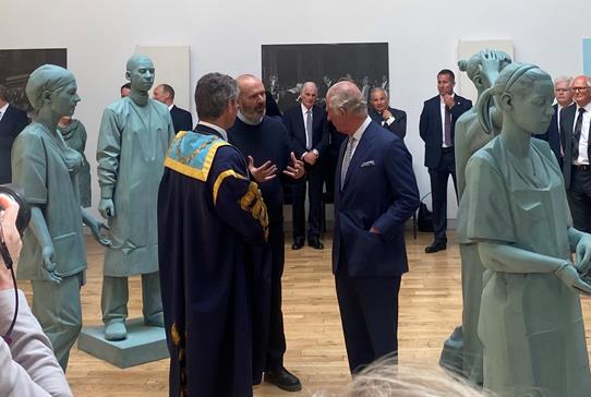 HRH The Duke Of Rothesay Pays A Visit To Leading Medical College For Preview Of Covid-19 Sculpture  - Read more