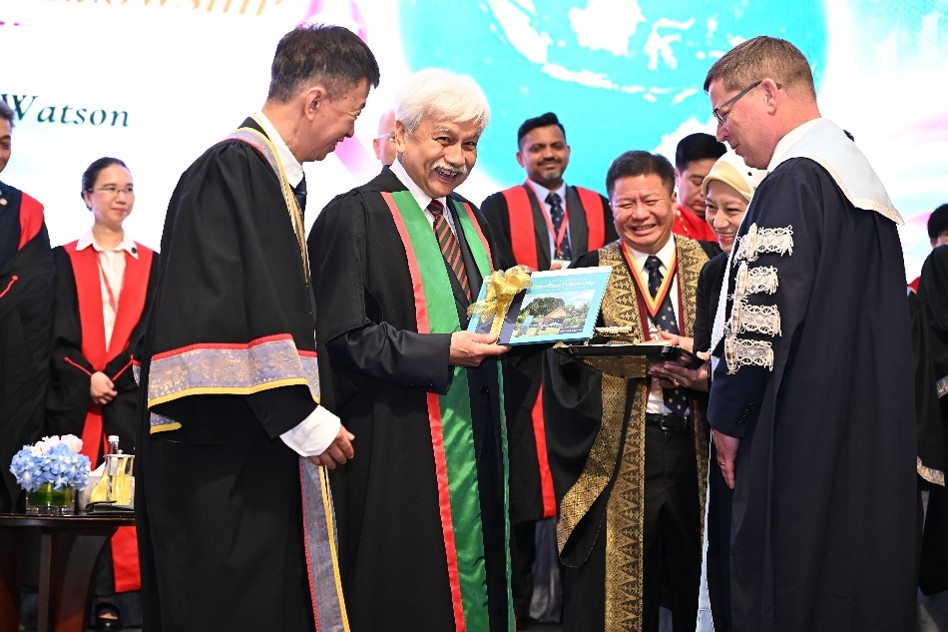 Professor Angus Watson Presenting Tuanku Muhriz Travelling Fellowship Malaysia June 2026