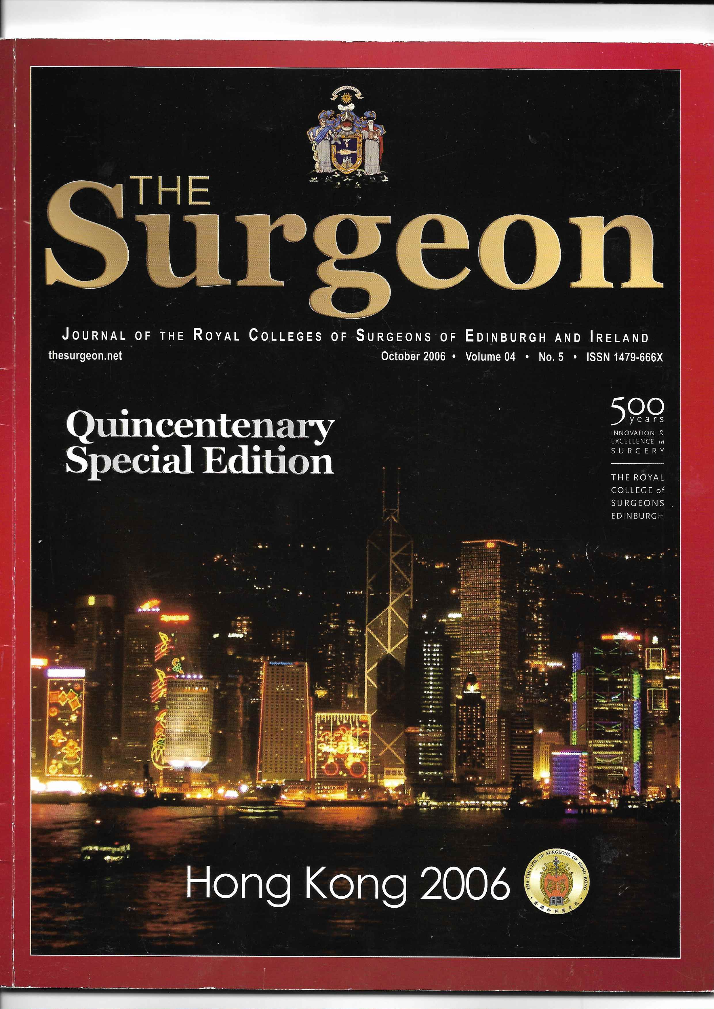 RCSEd Quincentenary The Surgeon Special Edition