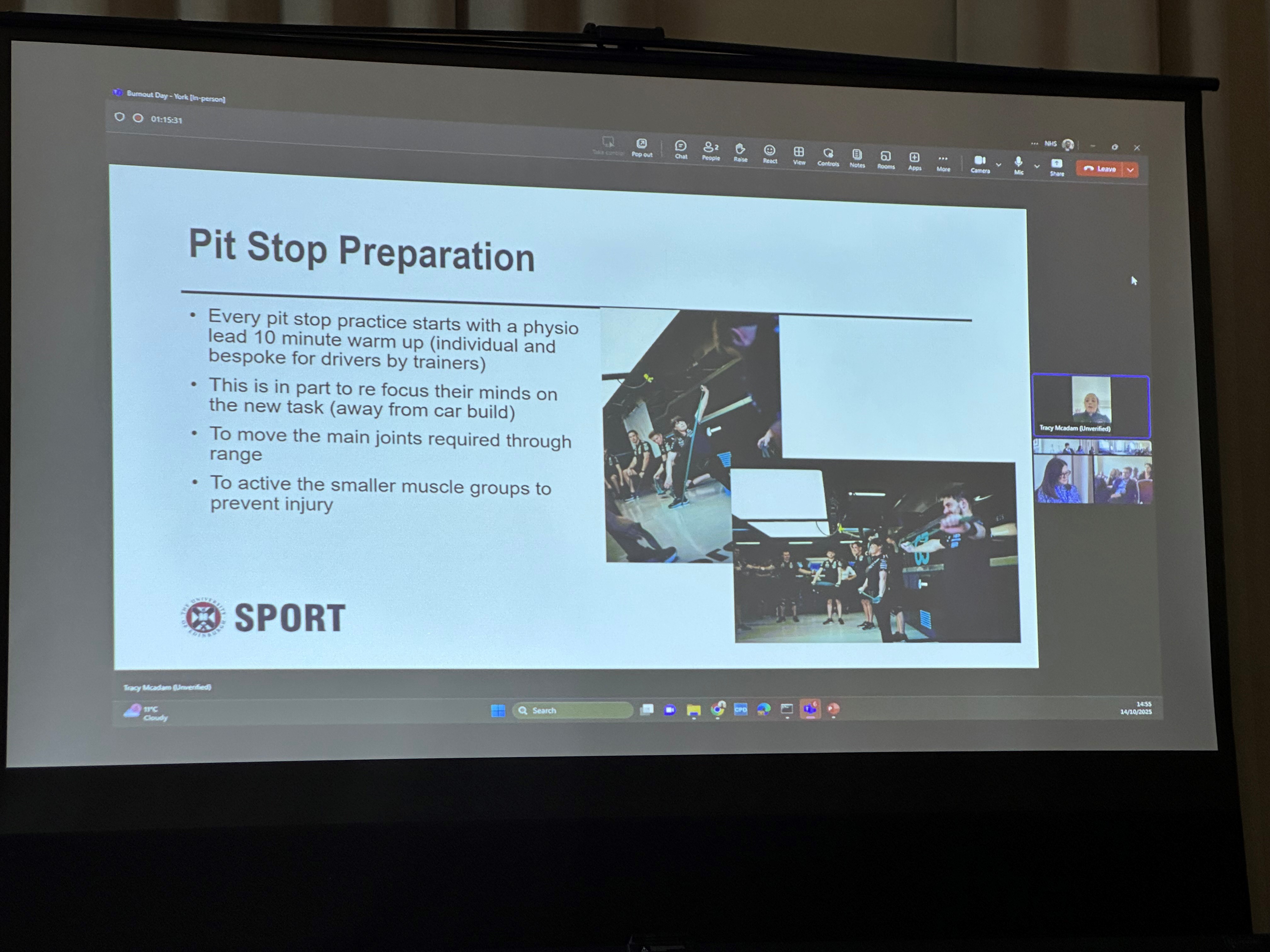 Pit Stop Preparation Presentation