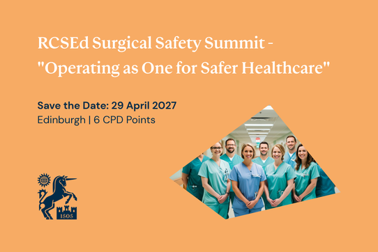 RCSEd Surgical Safety Summit Slide