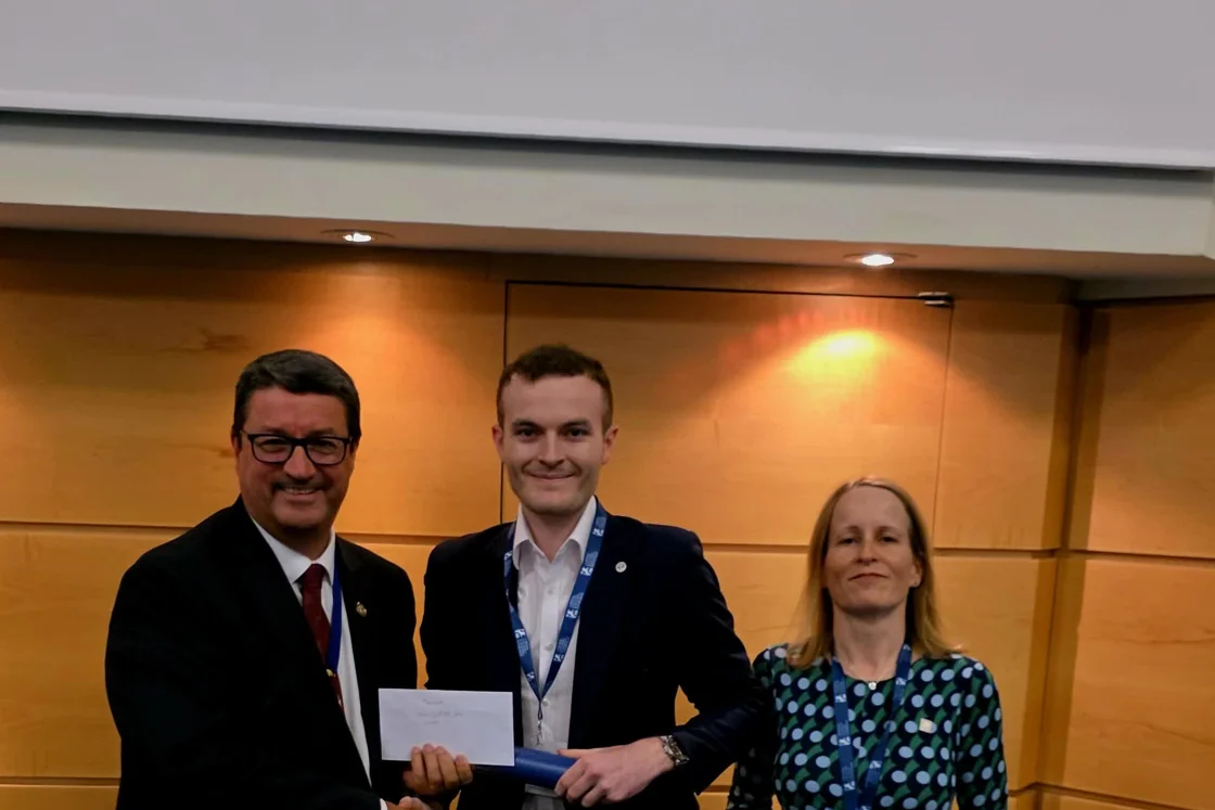 Winner of the Triennial Oral Presentation, Jack Carter Winner of the Triennial Oral Presentation, Jack Carter