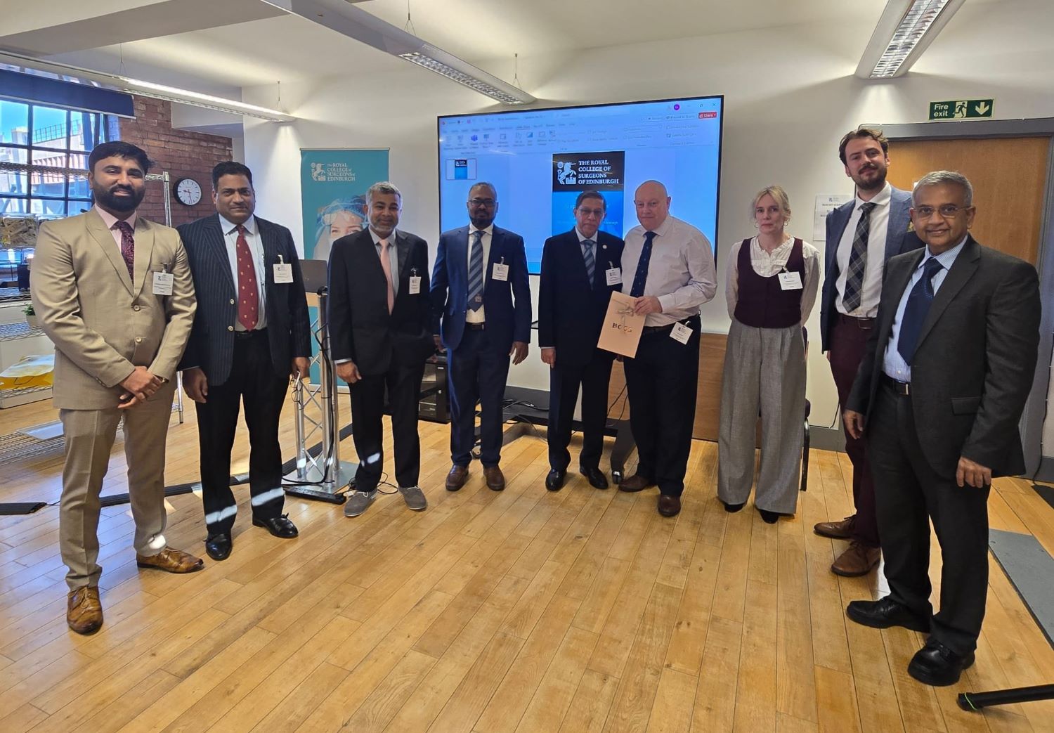 Presentation to Professor Tim Graham by SASL Committee Members