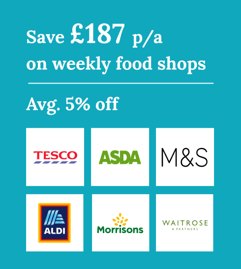 RewardEd - Save £187 on Weekly Food Shops