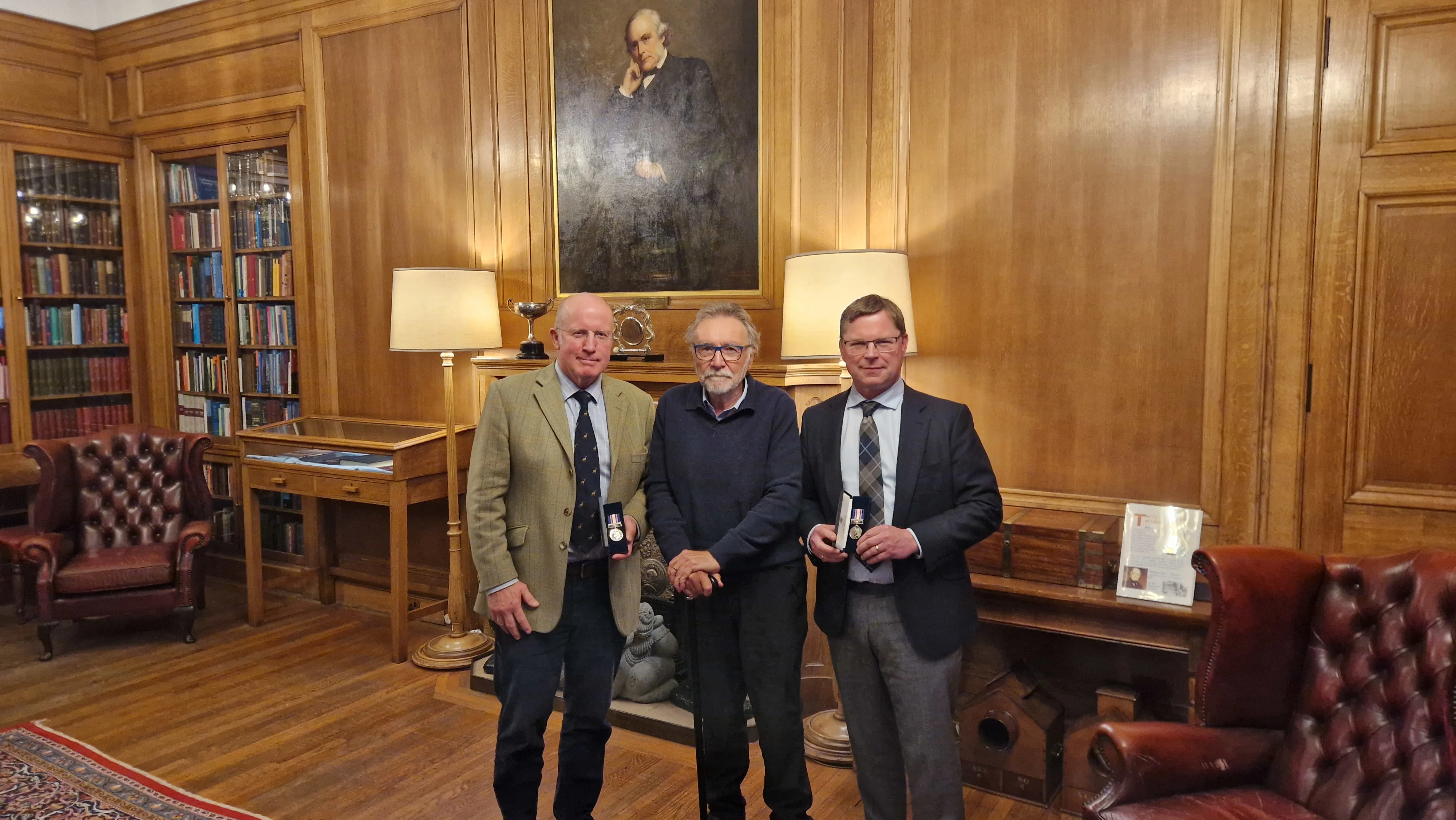 Andy Kent (FRRHH Deptuty Chair), Professor Tony Redmond (FRRHH Executive Committee Member) and Angus Watson (RCSEd Vice President)
