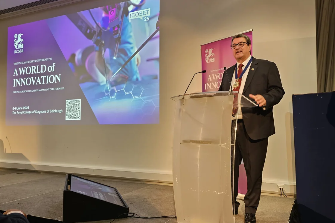 Day 1 - RCSEd President, Professor Rowan Parks Day 1 - RCSEd President, Professor Rowan Parks