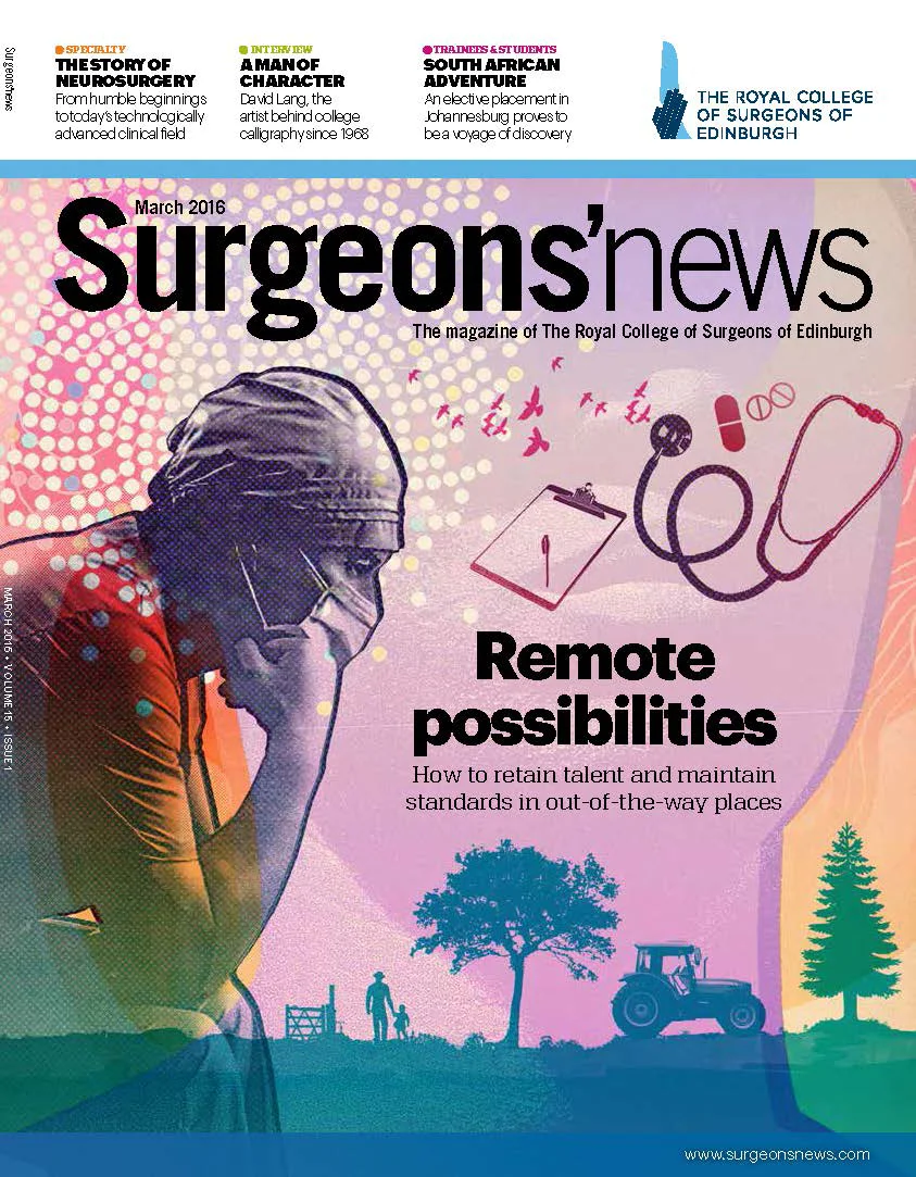 Surgeons' News March 2016 Surgeons' News March 2016