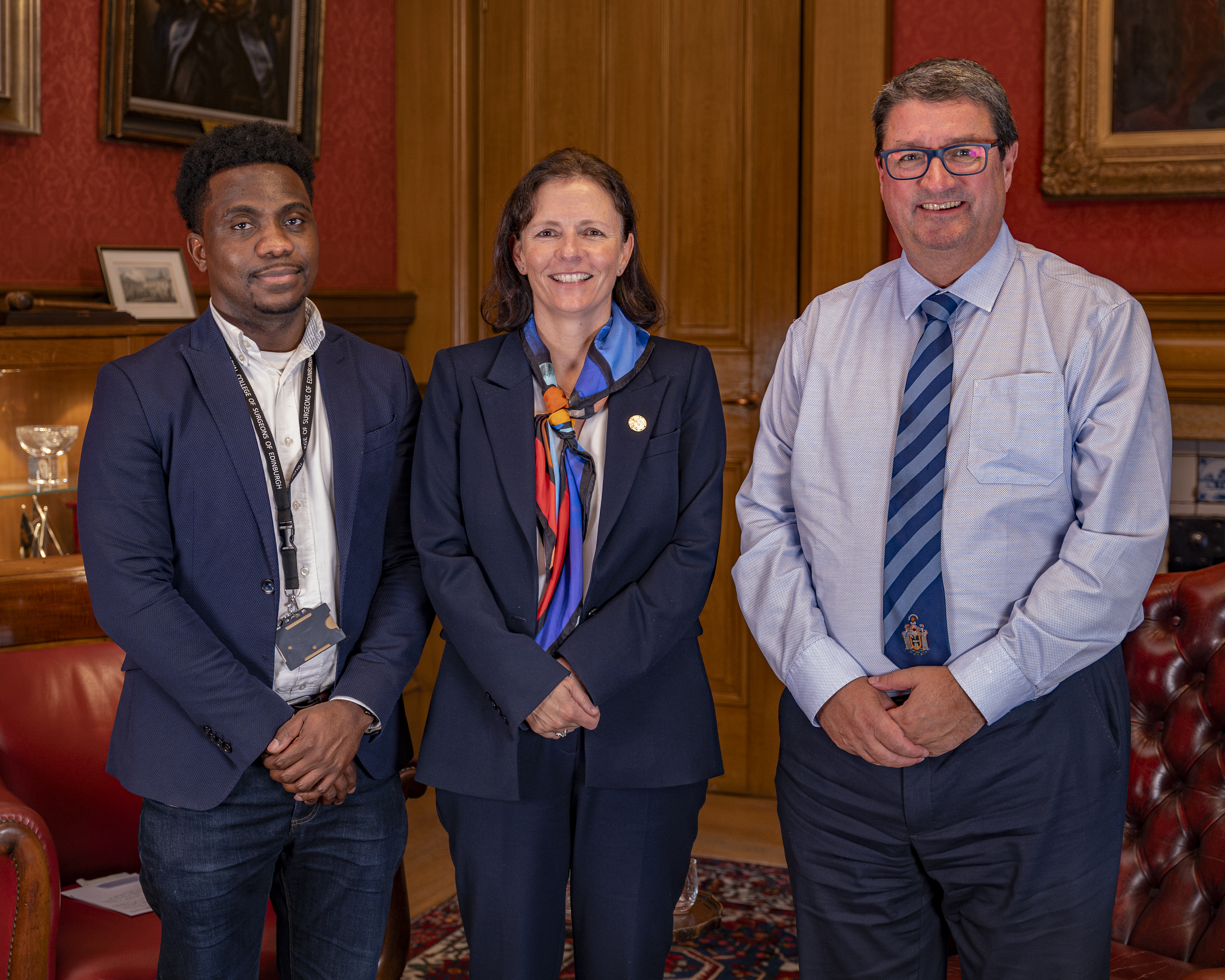 L-R: Gregory Ekatah, Clare McNaught, Rowan Parks