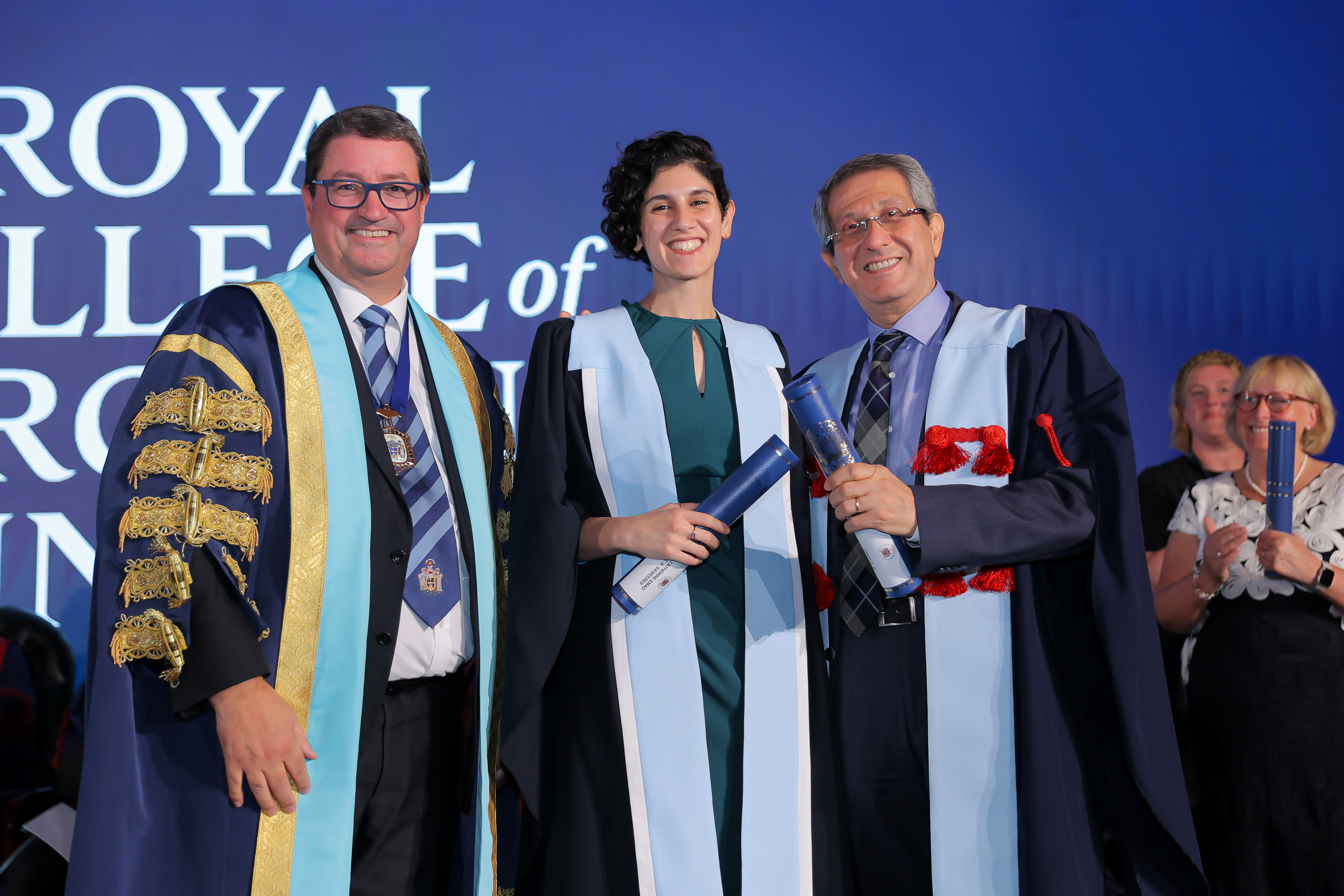 A diplomate in Cairo with their diploma 2024