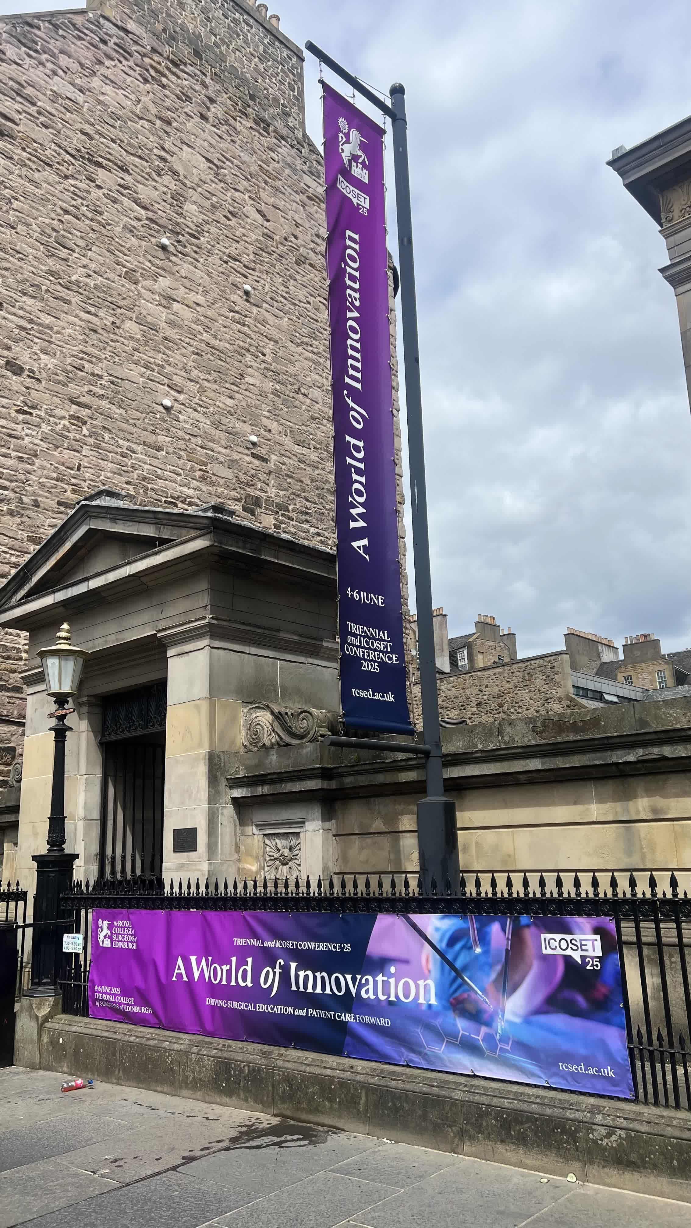 Triennial & ICOSET Conference Exterior Signage